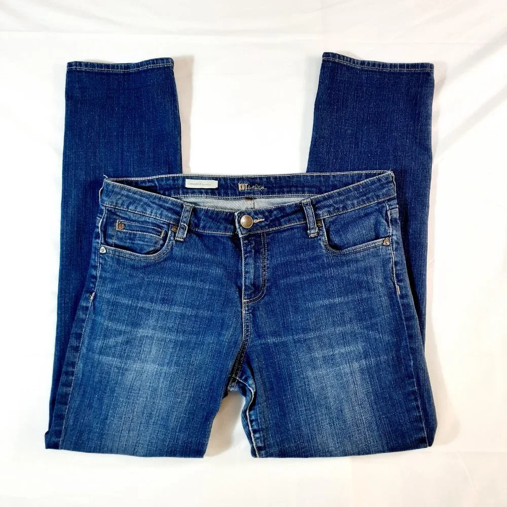 Kut From The Kloth Jeans Womens 14 Catherine Boyfriend Medium Wash Denim - Picture 5 of 16